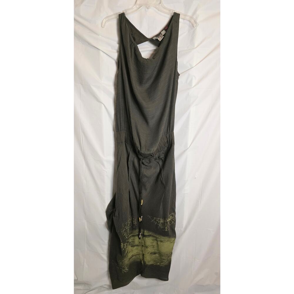 A.L.E. Maxi Dress Women's M Green Haute Couture, Resortwear, Boho, Lagenlook